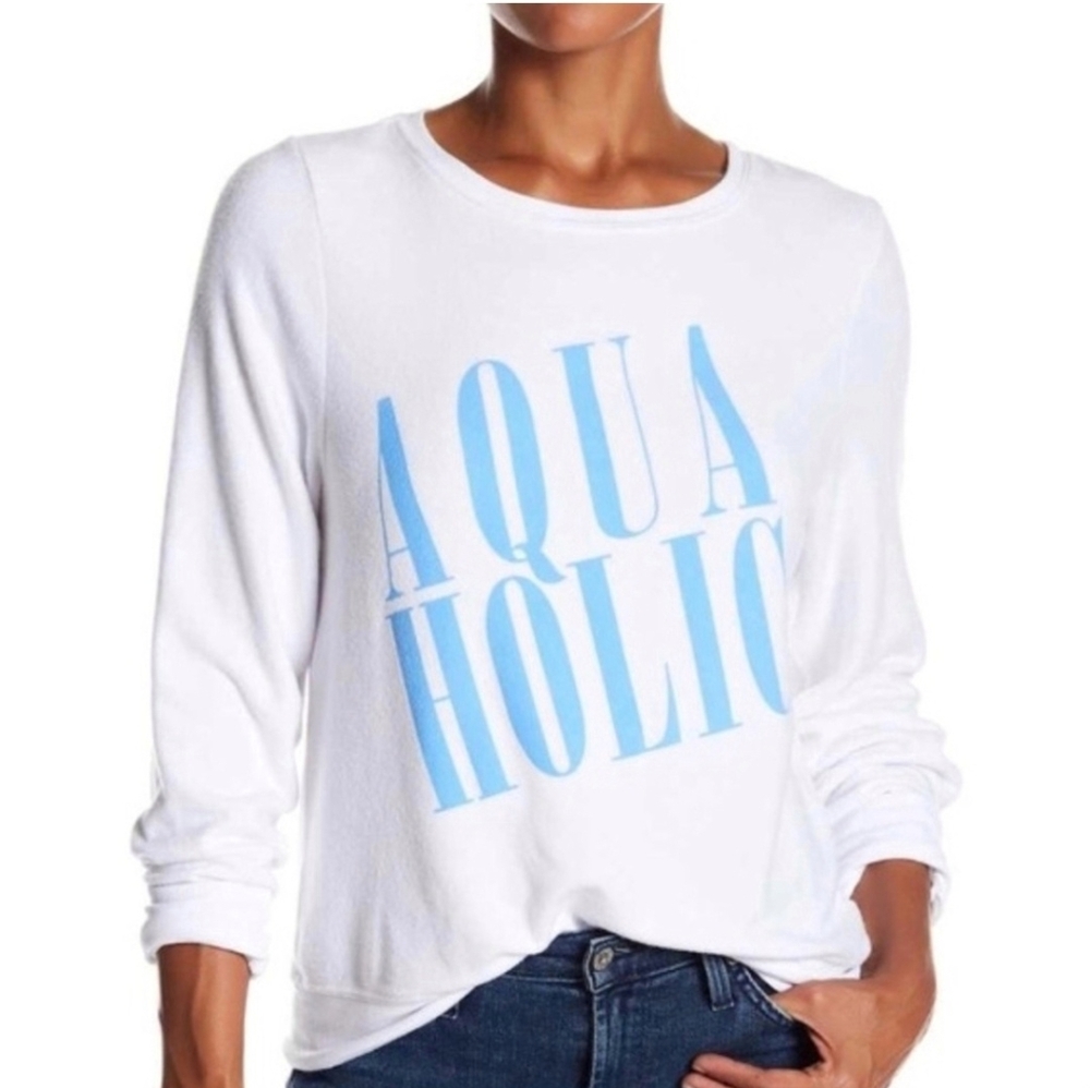 Wildfox Aqua Holic Sweater, size XS